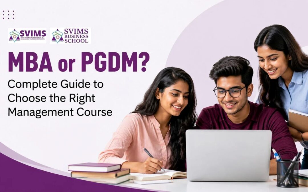 MBA vs PGDM – Complete Comparison for Students in 2026 